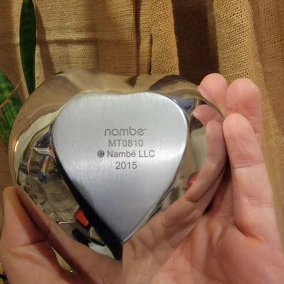 Nambe amore metal heart trinket dish - Picture 8 of 11